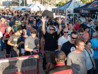 Guests line up for Festival of Beer